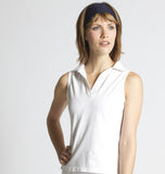 Tennis Top Piqué Polo Sleeveless