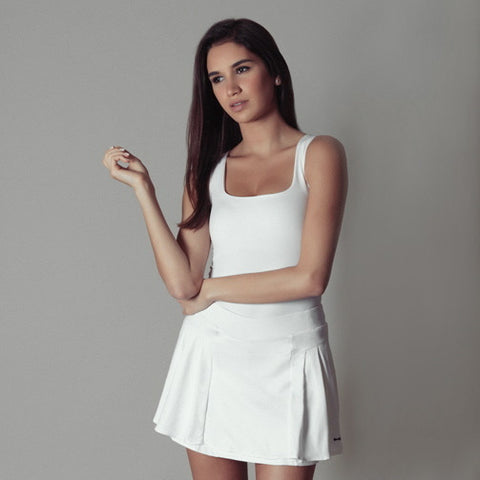Victorian Era Pleated Tennis Skirt by Merve